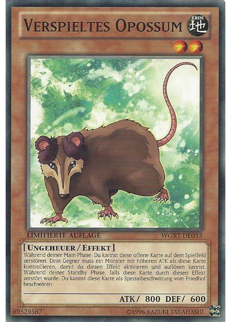 Verspieltes Opossum