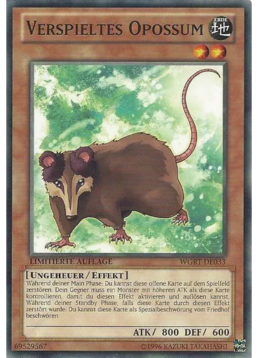 Verspieltes Opossum