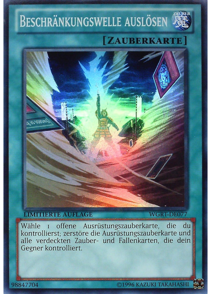Beschränkungswelle auslösen