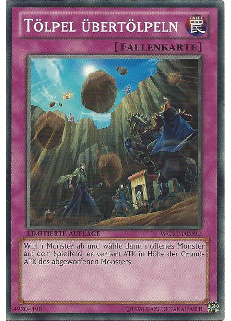Tölpel übertölpeln