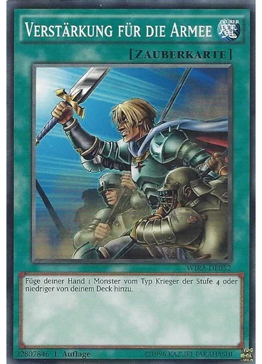 Verstärkung für die Armee