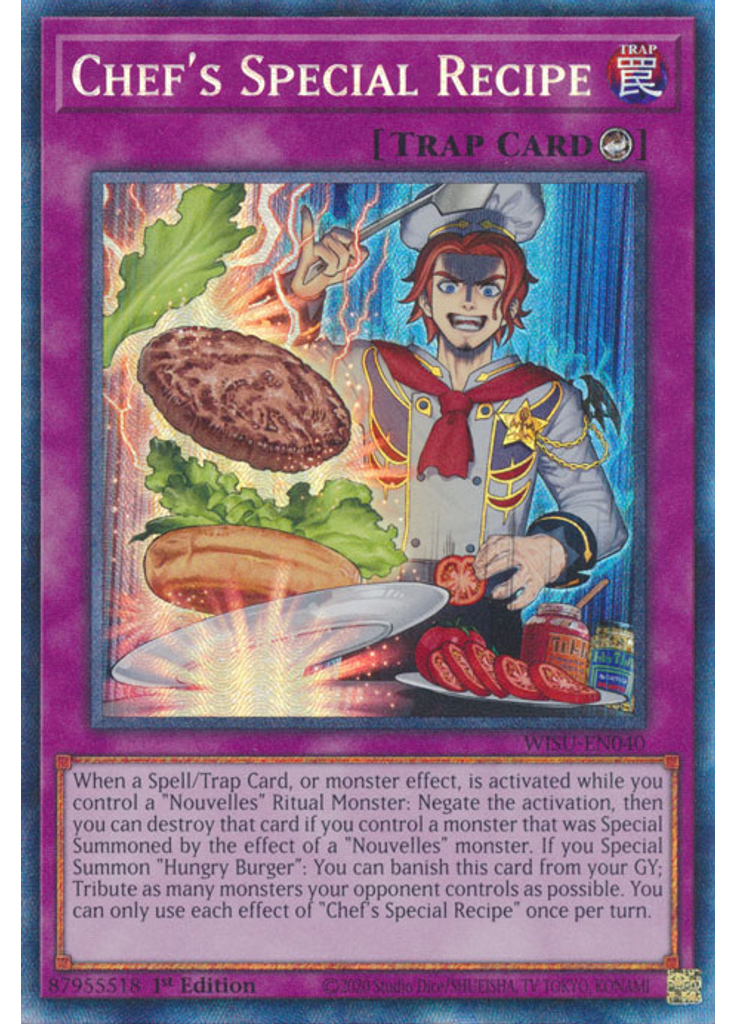 Chef's Special Recipe (Collectors Rare 1st Edition)