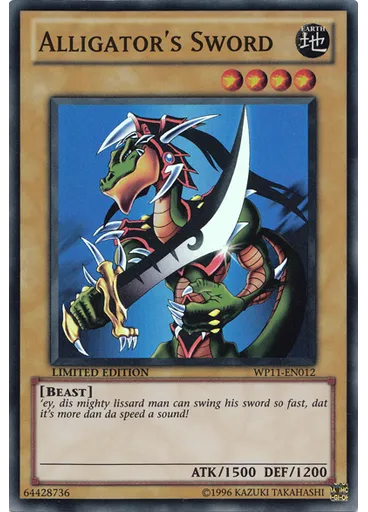 Alligator's Sword — World Championship 2011 Card Pack