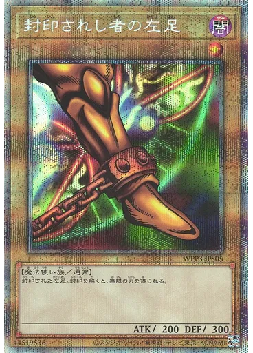 封印されし者の左足