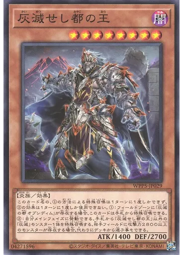 灰滅せし都の王