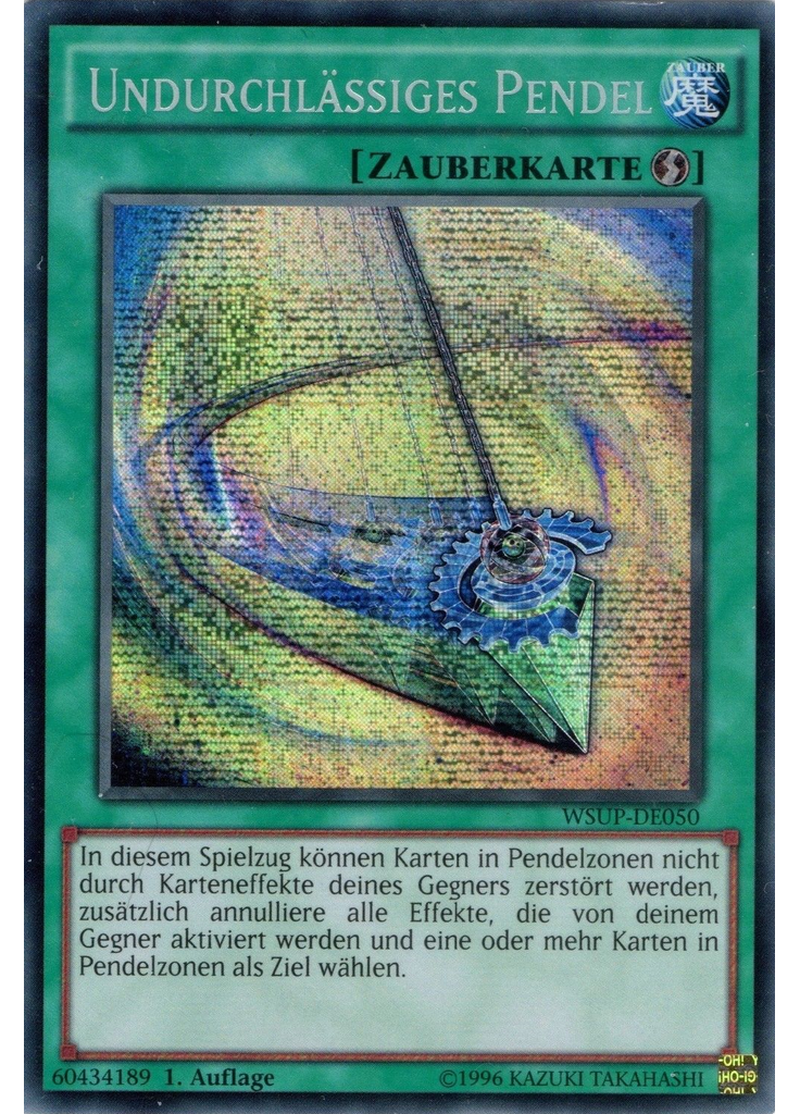 Undurchlässiges Pendel
