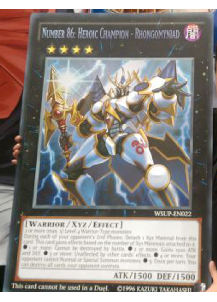 Number 86: Heroic Champion - Rhongomyniad (Prismatic Secret Rare Unlimited Gc)