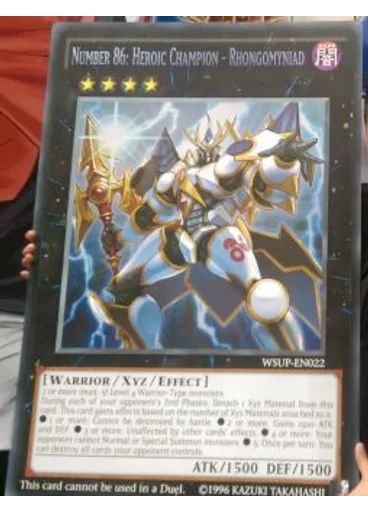 Number 86: Heroic Champion - Rhongomyniad (Prismatic Secret Rare Unlimited Gc)