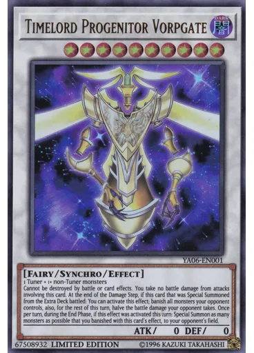 Timelord Progenitor Vorpgate — Yu-Gi-Oh! ARC-V manga Promotional Cards