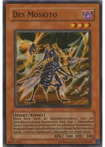 Des Moskito — Yu-Gi-Oh! GX Card Almanac Pakete