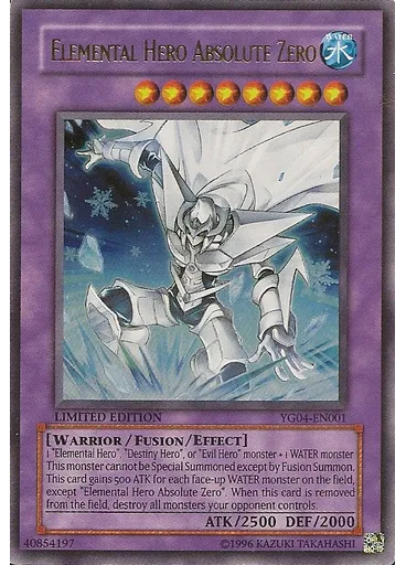 Elemental HERO Absolute Zero — Yu-Gi-Oh! GX manga Promotional Cards