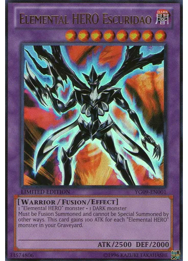 Elemental HERO Escuridao — Yu-Gi-Oh! GX manga Promotional Cards