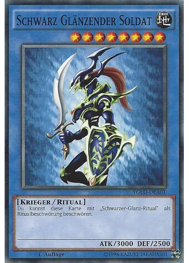 Schwarz Glänzender Soldat