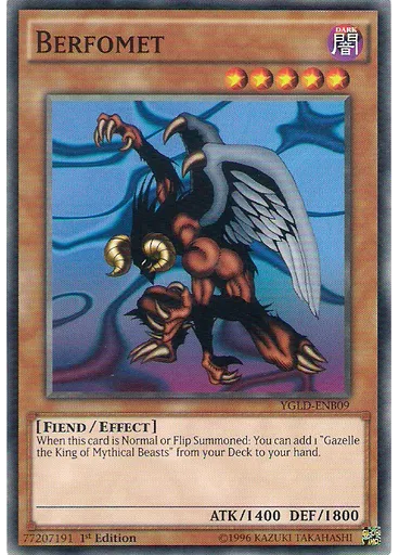 Berfomet — Yugi's Legendary Decks