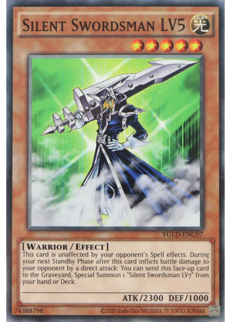 Silent Swordsman LV5 (Common Unlimited Reprint)