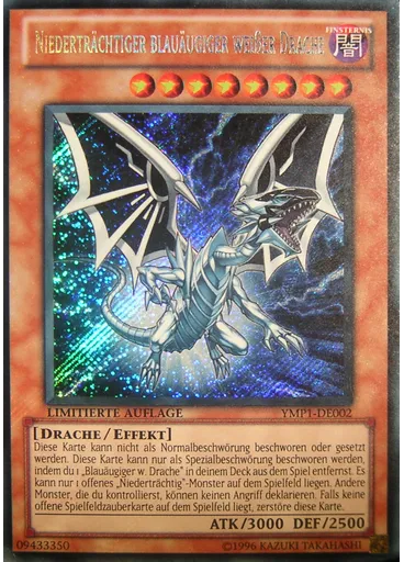 Niederträchtiger blauäugiger weißer Drache — Yu-Gi-Oh! 3D Bonds Beyond Time Movie Pack