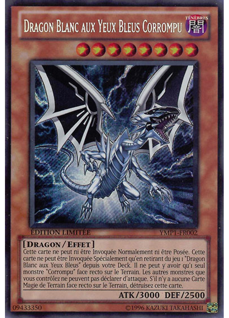 Dragon Blanc aux Yeux Bleus Corrompu