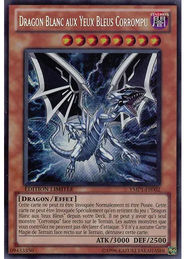 Dragon Blanc aux Yeux Bleus Corrompu