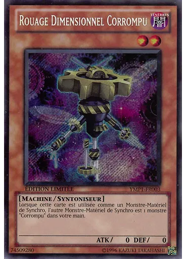 Rouage Dimensionnel Corrompu — Yu-Gi-Oh! 3D Bonds Beyond Time Movie Pack