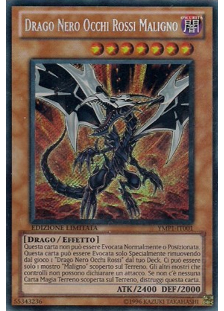 Drago Nero Occhi Rossi Maligno