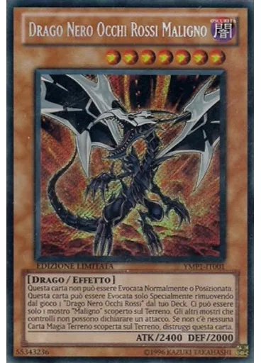Drago Nero Occhi Rossi Maligno