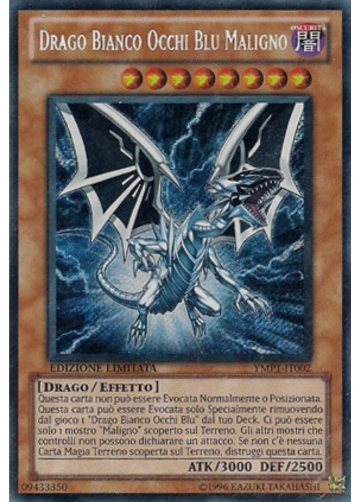 Drago Bianco Occhi Blu Maligno