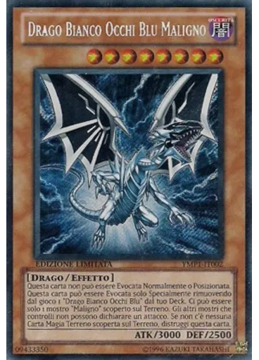 Drago Bianco Occhi Blu Maligno