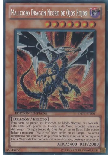 Malicioso Dragón Negro de Ojos Rojos — Yu-Gi-Oh! 3D Bonds Beyond Time Movie Pack