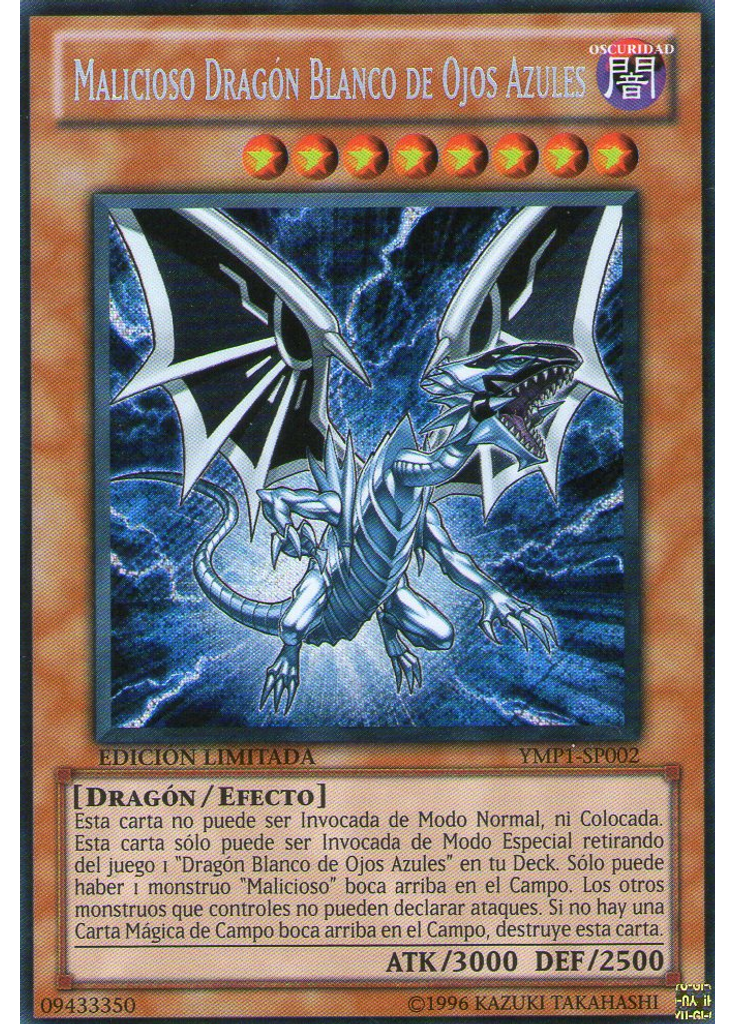 Malicioso Dragón Blanco de Ojos Azules
