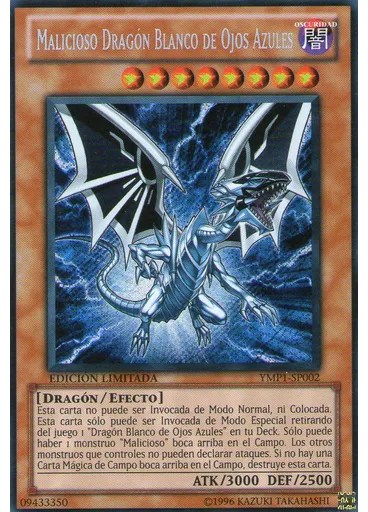 Malicioso Dragón Blanco de Ojos Azules