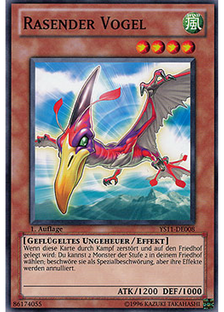 Rasender Vogel