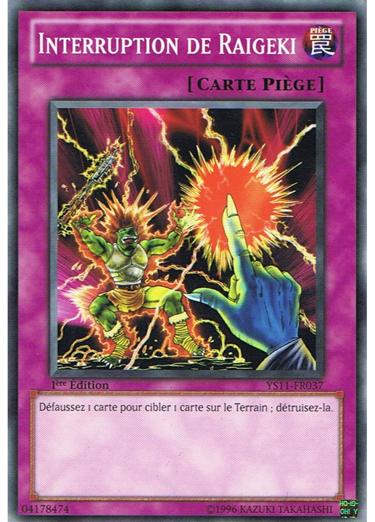 Interruption de Raigeki