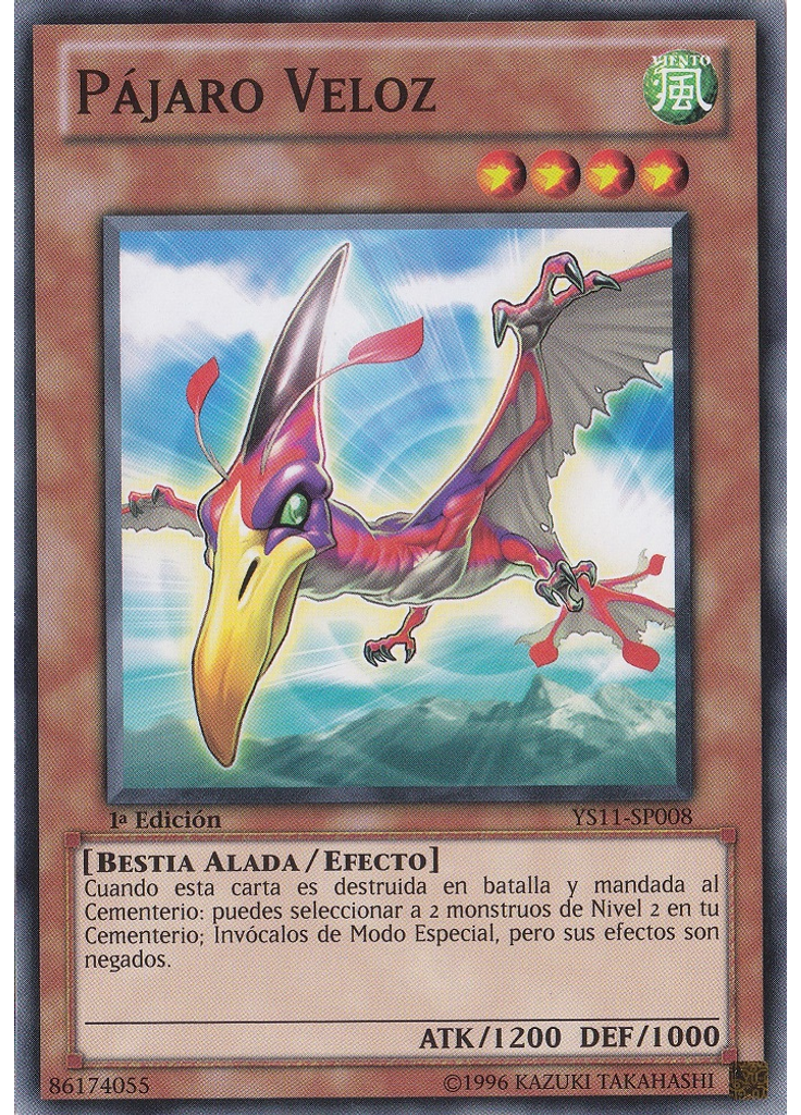 Pájaro Veloz