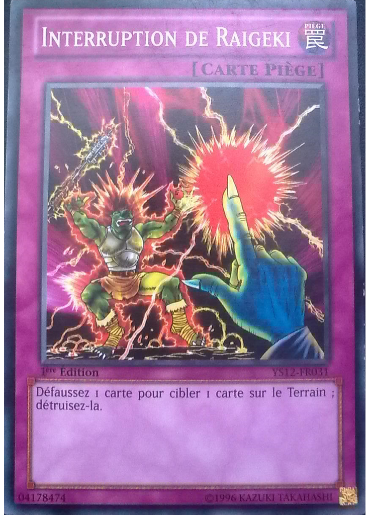 Interruption de Raigeki