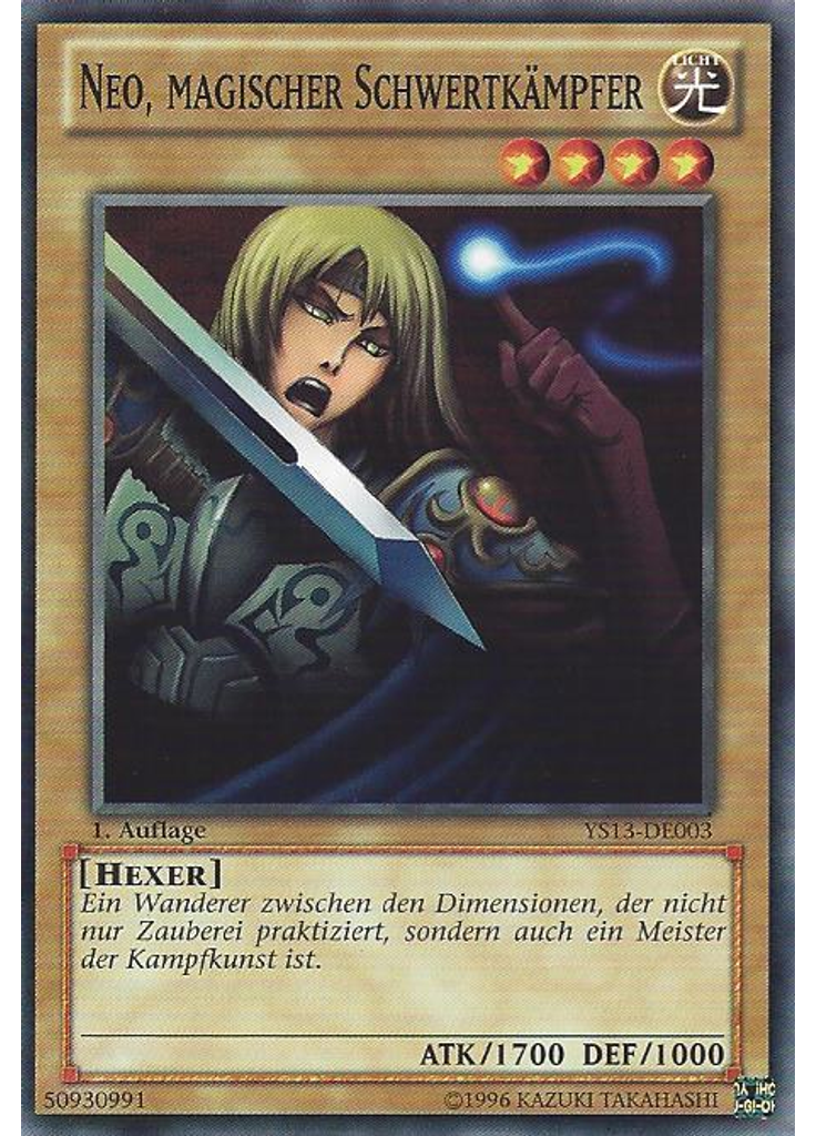 Neo, magischer Schwertkämpfer