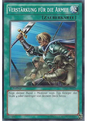 Verstärkung für die Armee