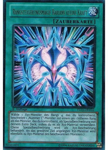 Rangsteigerungsmagie Barians kleine Kraft
