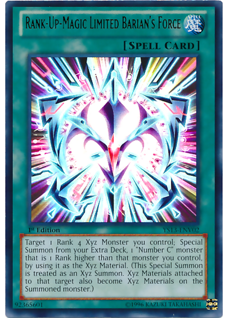 Rank-Up-Magic Limited Barian's Force