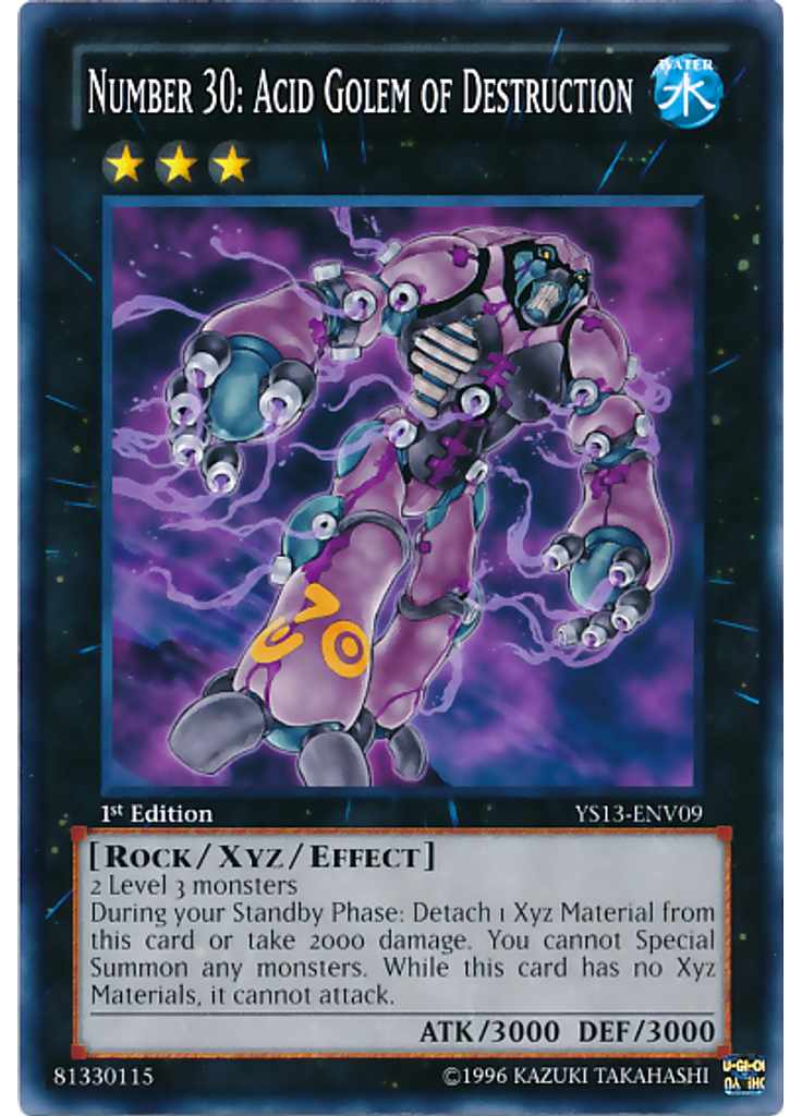 Number 30: Acid Golem of Destruction