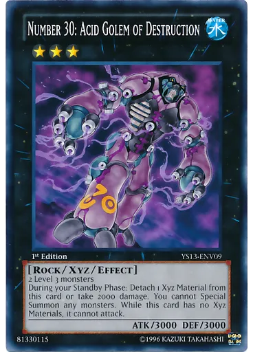 Number 30: Acid Golem of Destruction
