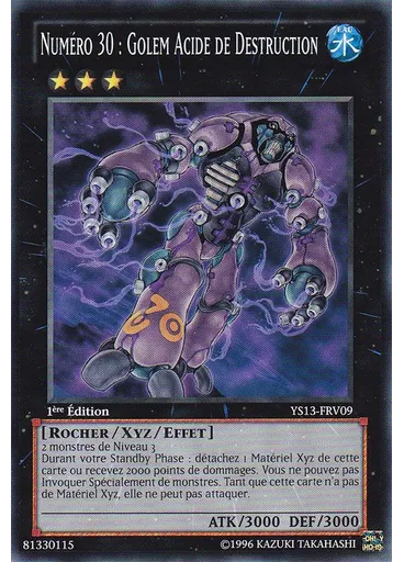 Numéro 30 : Golem Acide de Destruction