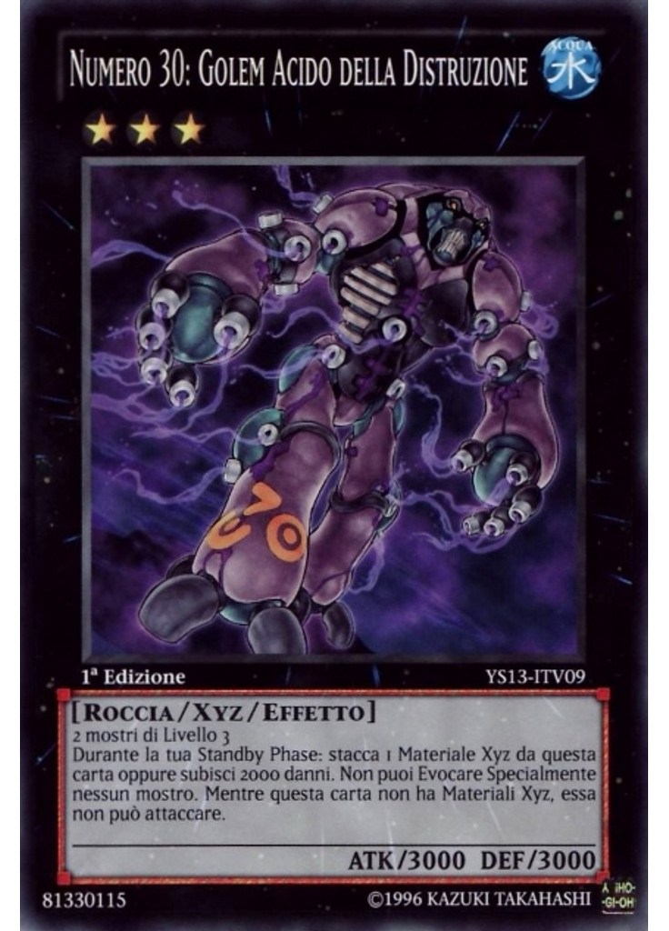 Numero 30: Golem Acido della Distruzione