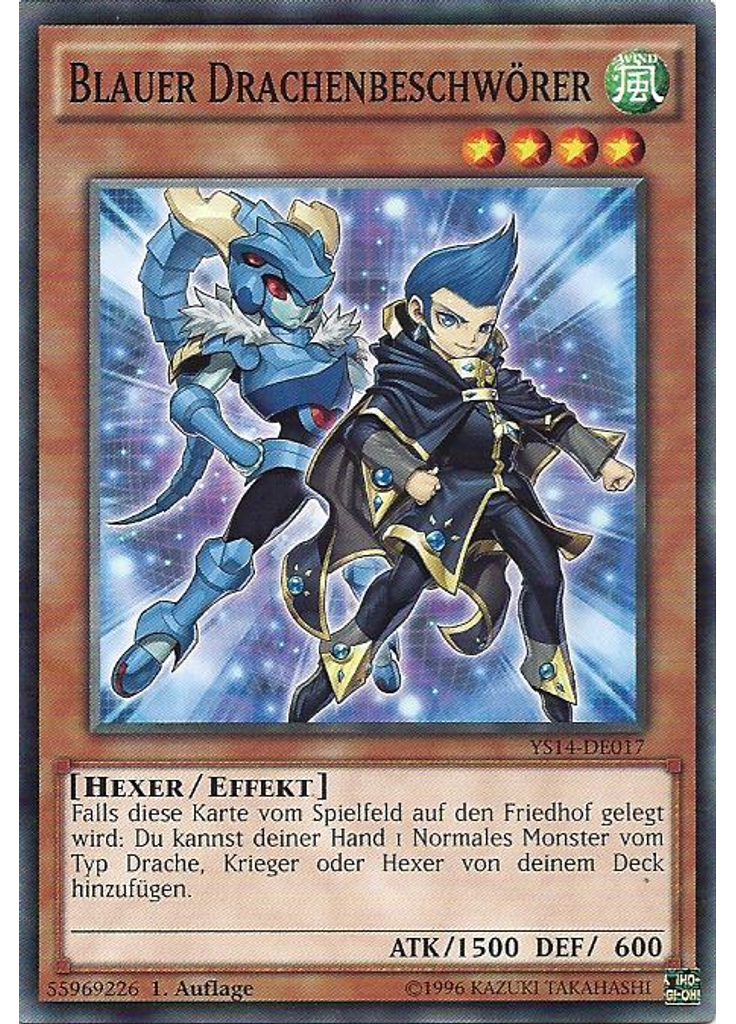 Blauer Drachenbeschwörer