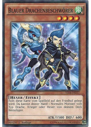 Blauer Drachenbeschwörer
