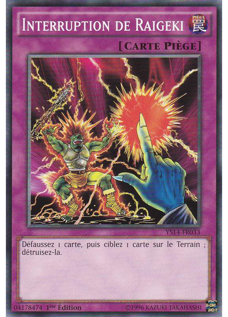 Interruption de Raigeki