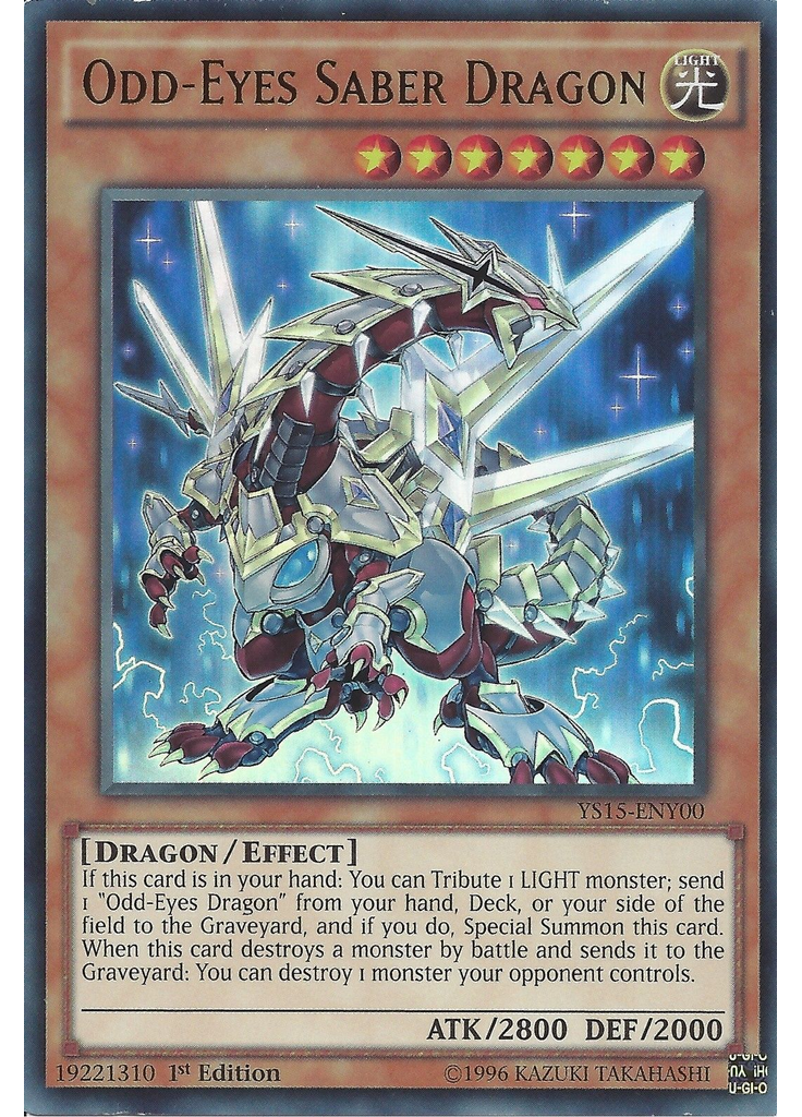 Odd-Eyes Saber Dragon