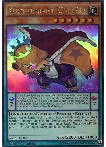 Künstlerkumpel König Bär