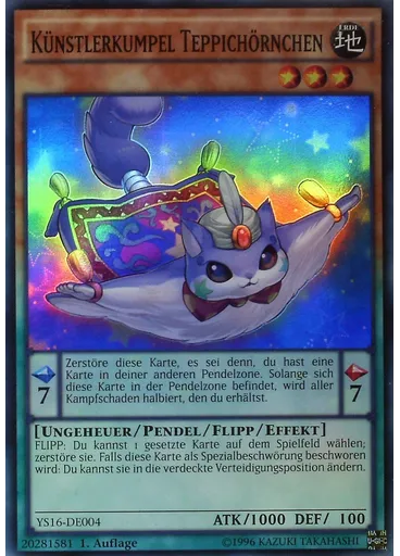 Künstlerkumpel Teppichörnchen — Starter Deck: Yuya