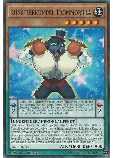 Künstlerkumpel Trommorilla