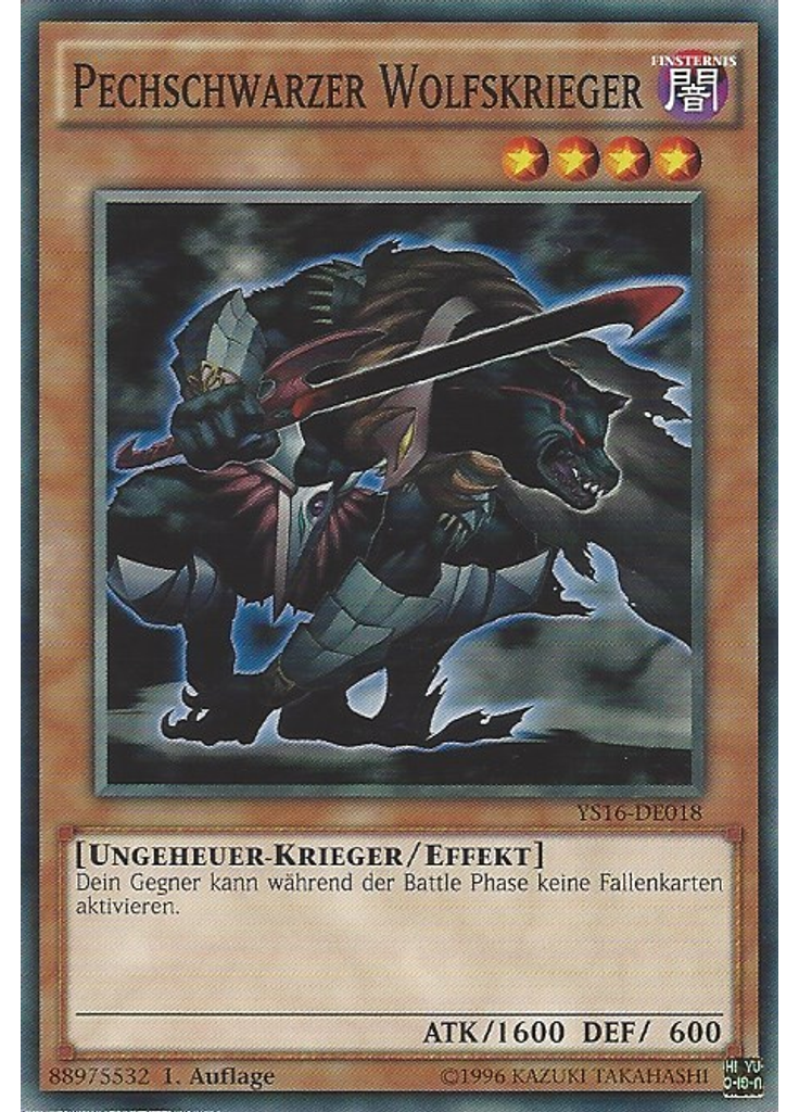 Pechschwarzer Wolfskrieger